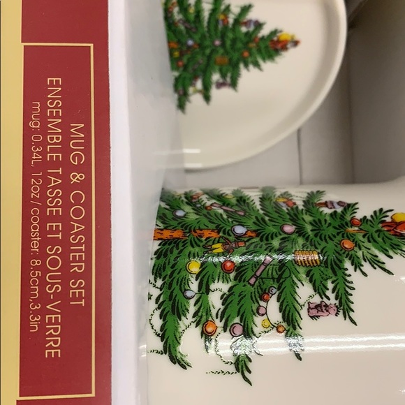 NWT SPODE Holiday Mug & Coaster Gift Set - Picture 4 of 4